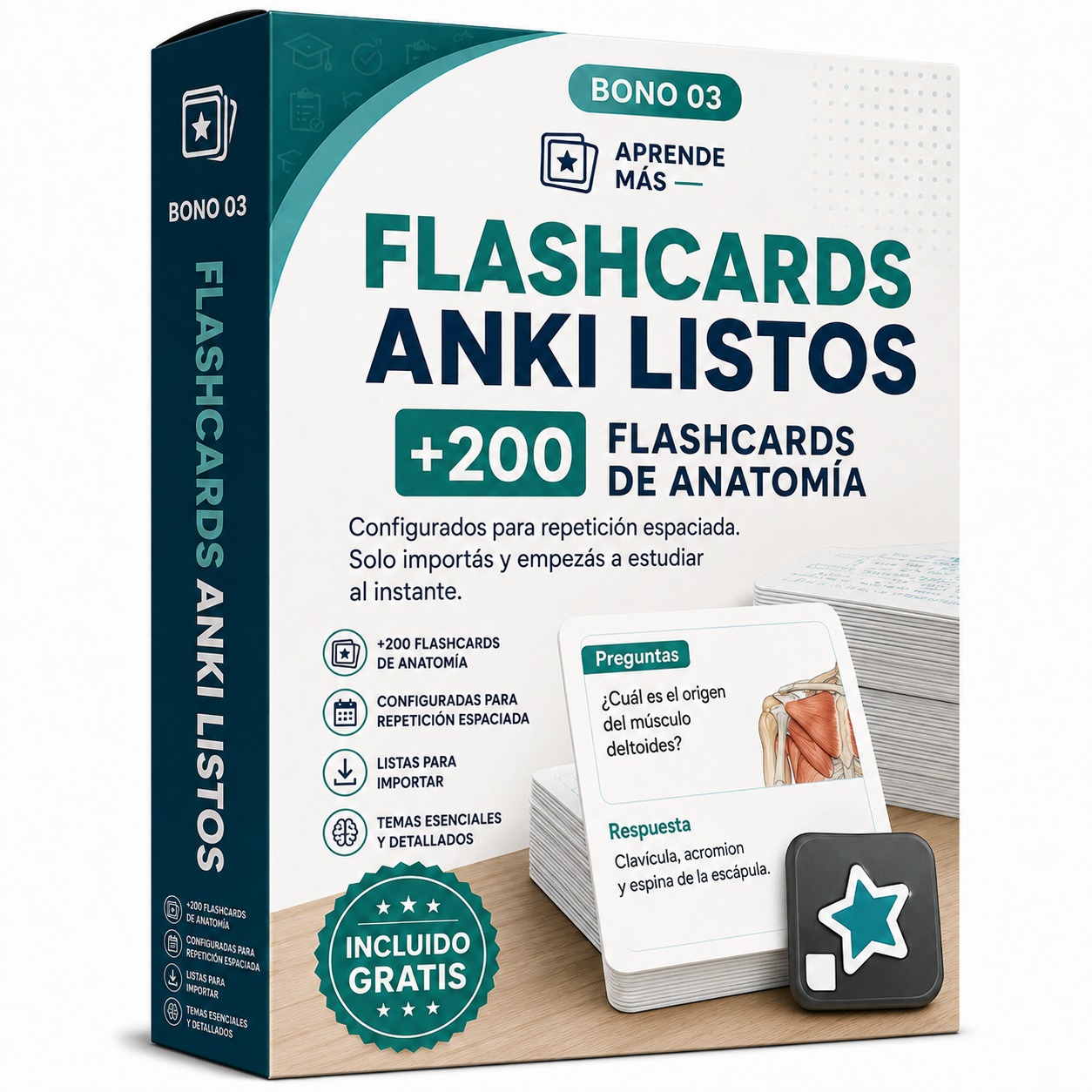 Bono 03, Flashcards Anki Listos para Importar