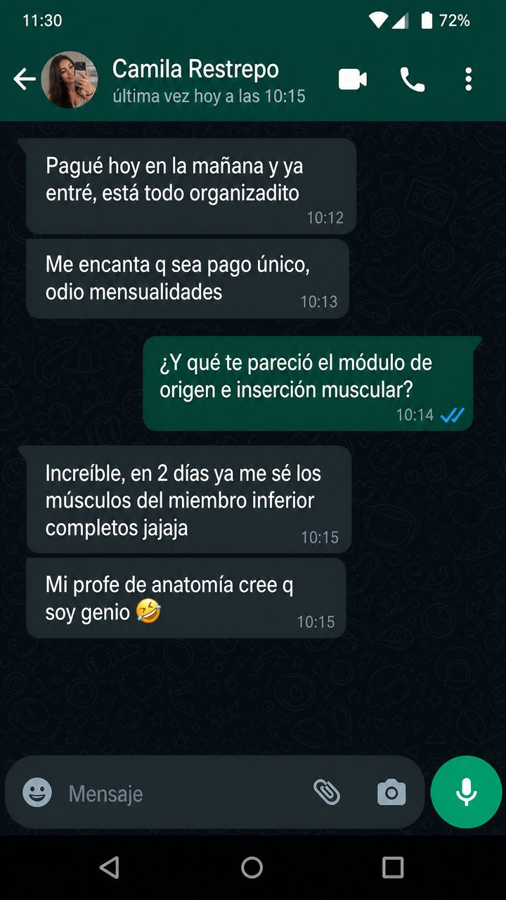 Testimonio por WhatsApp