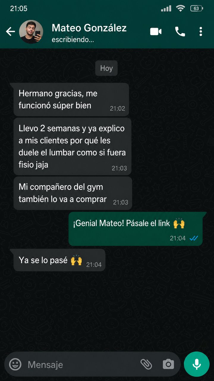Testimonio por WhatsApp